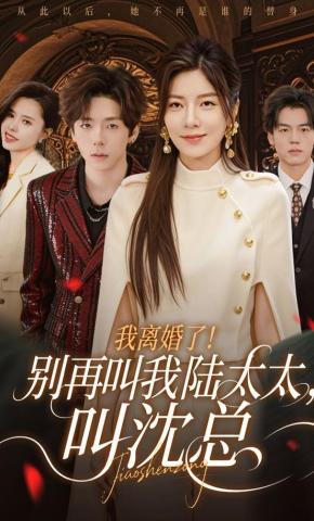 短剧《我离婚了！别再叫我陆太太，叫沈总》海报