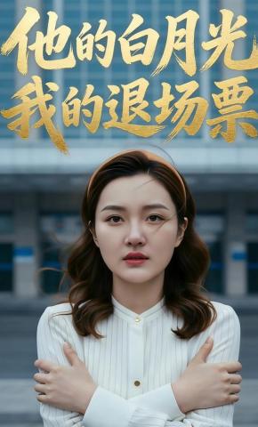 短剧《他的白月光，我的退场票》海报