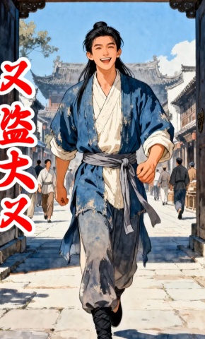 短剧《义盗大义》海报
