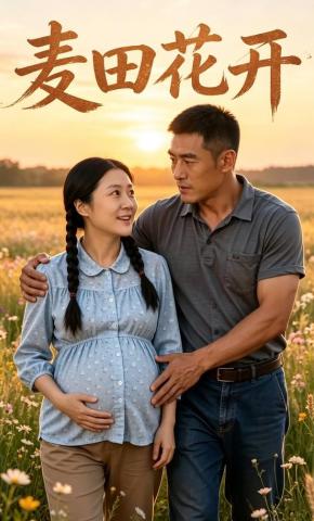 短剧《麦田花开》海报