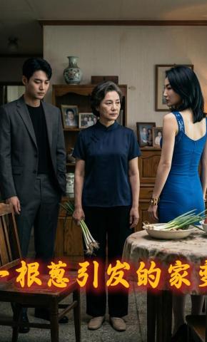 短剧《一根葱引发的家变》海报