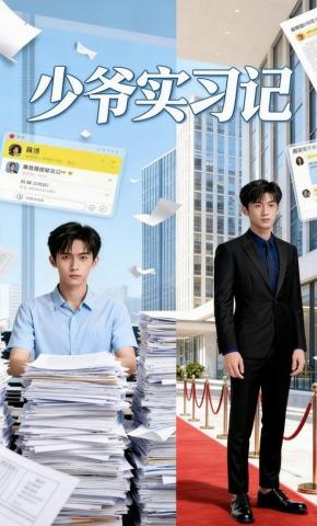 短剧《少爷实习记》海报