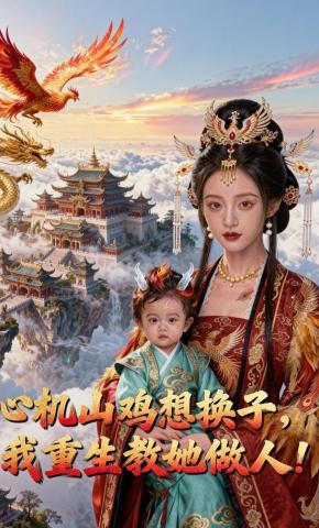 短剧《心机山鸡想换子，我重生教她做人》海报