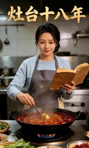 短剧《灶台十八年》海报
