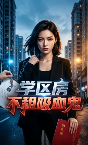 短剧《学区房不租吸血鬼》海报
