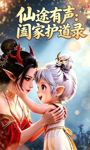 短剧《仙途有声：阖家护道录》海报