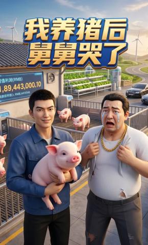 短剧《我养猪后舅舅哭了》海报