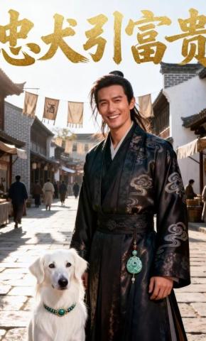 短剧《忠犬引富贵》海报