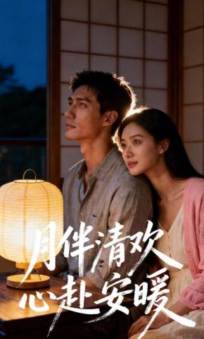 短剧《月伴清欢，心赴安暖》海报