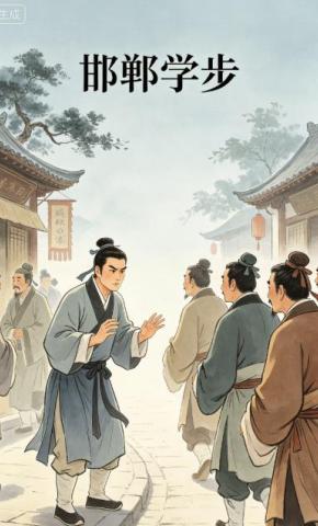 短剧《邯郸学步》海报