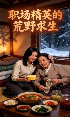 短剧《职场精英的荒野求生》海报
