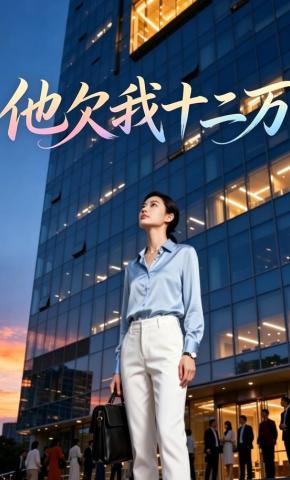 短剧《他欠我十二万》海报