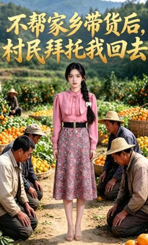 短剧《不帮家乡带货后，村民拜托我回去》海报