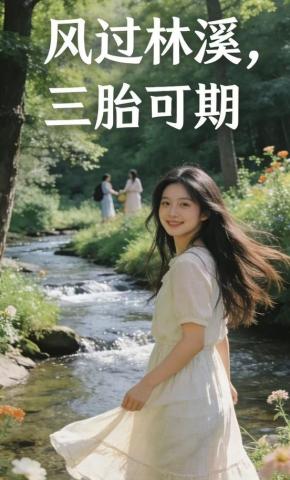 短剧《风过林溪，三胎可期》海报