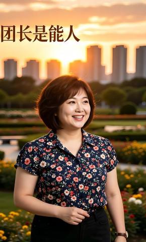 短剧《团长是能人》海报