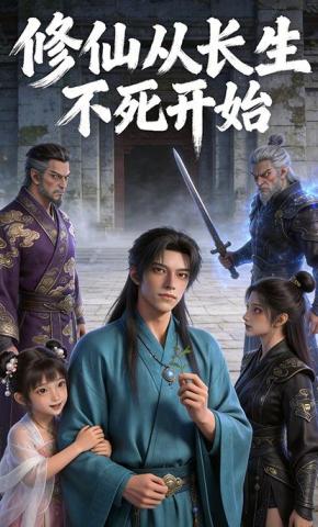 短剧《修仙从长生不死开始》海报