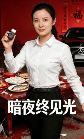 短剧《暗夜终见光》海报