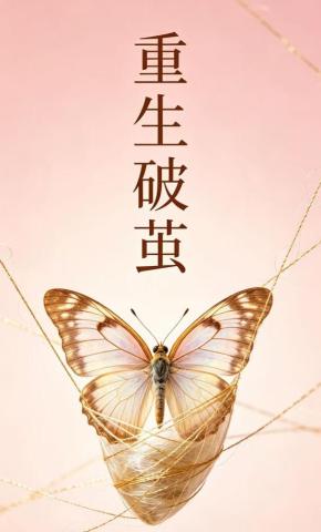 短剧《重生破茧》海报