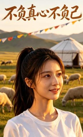 短剧《不负真心不负己》海报