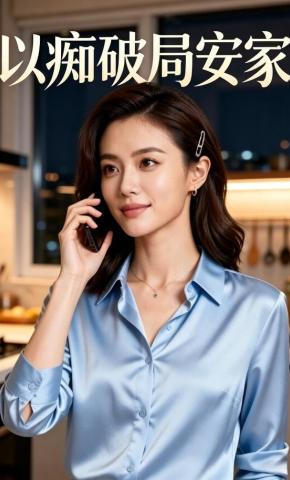 短剧《以痴破局安家》海报