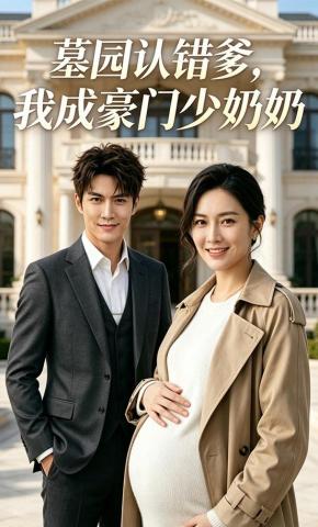 短剧《墓园认错爹，我成豪门少奶奶》海报