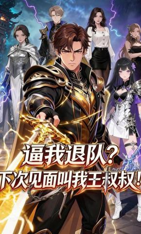 短剧《逼我退队？下次见面叫我王叔叔！》海报