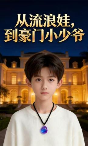 短剧《从流浪娃，到豪门小少爷》海报