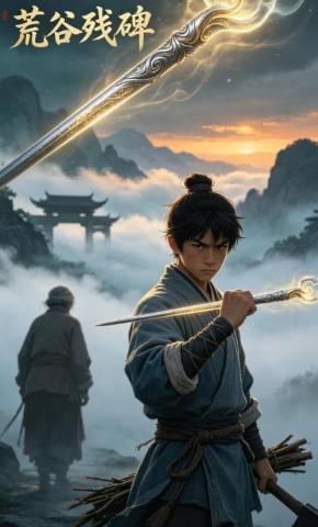 短剧《荒谷残碑》海报