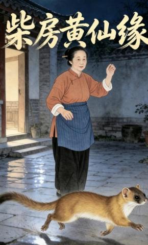 短剧《柴房黄仙缘》海报