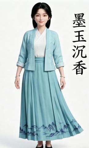 短剧《墨玉沉香》海报