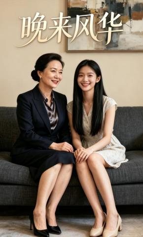 短剧《晚来风华》海报