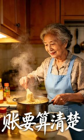 短剧《账要算清楚》海报