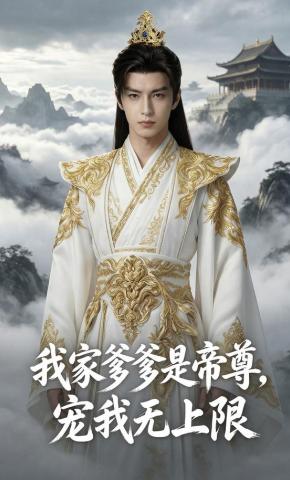 短剧《我家爹爹是帝尊，宠我无上限》海报