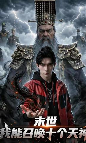 短剧《末世：我能召唤十个天神》海报