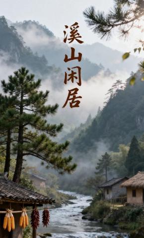 短剧《溪山闲居》海报