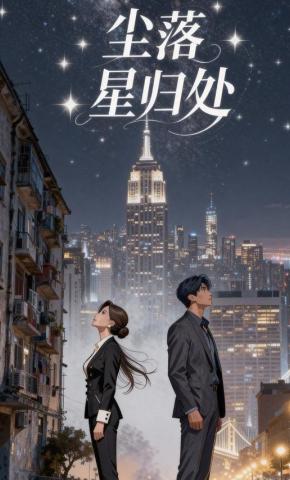 短剧《尘落星归处》海报