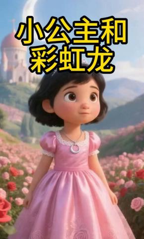 短剧《小公主和彩虹龙》海报