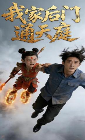 短剧《我家后门通天庭》海报