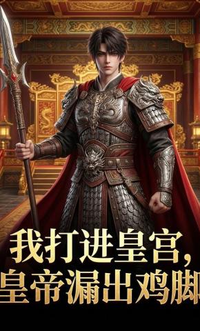 短剧《我打进皇宫，皇帝漏出鸡脚》海报