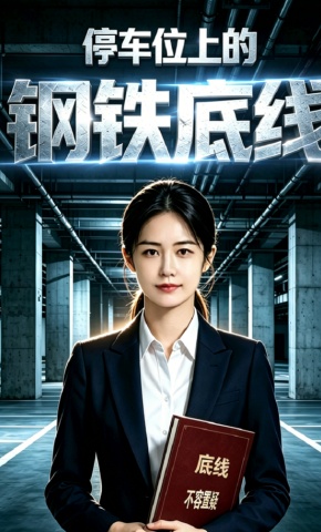 短剧《停车位上的钢铁底线》海报