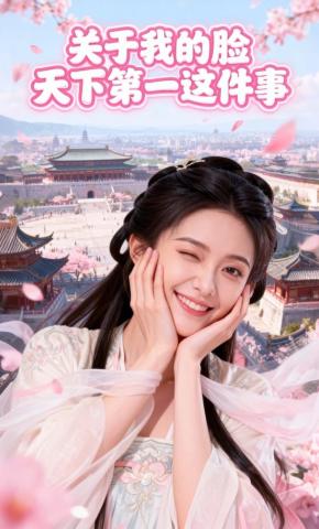 短剧《关于我的脸天下第一这件事》海报