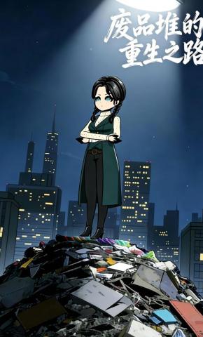 短剧《废品堆的重生之路》海报