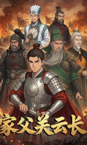 短剧《家父关云长》海报