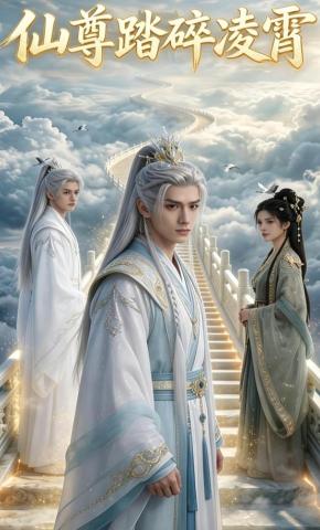 短剧《仙尊踏碎凌霄》海报