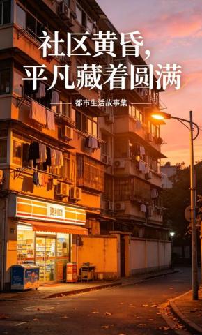 短剧《社区黄昏，平凡藏着圆满》海报