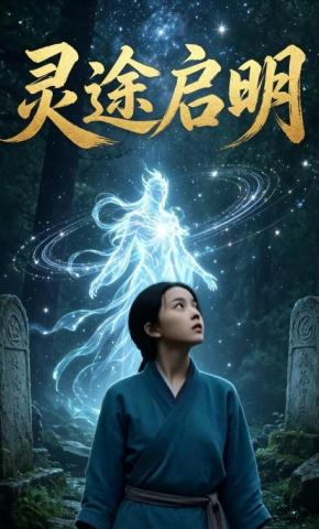 短剧《灵途启明》海报