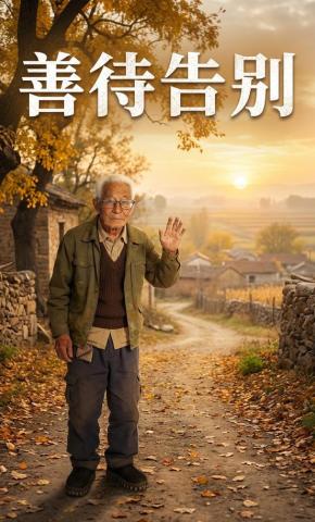 短剧《善待告别》海报