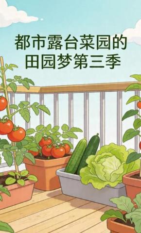 短剧《都市露台菜园的田园梦第三季》海报