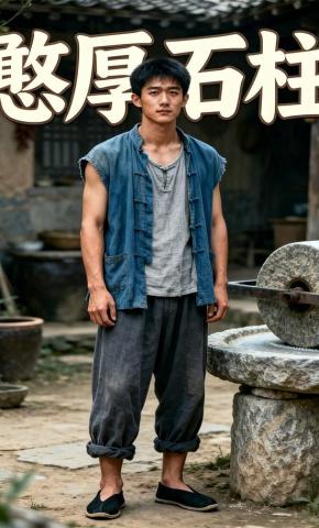 短剧《憨厚石柱》海报