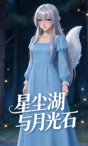 短剧《星尘湖与月光石》海报